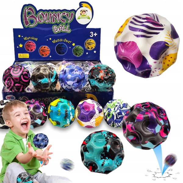 GALAXBOLL springende meteorrumdabel 7 cm