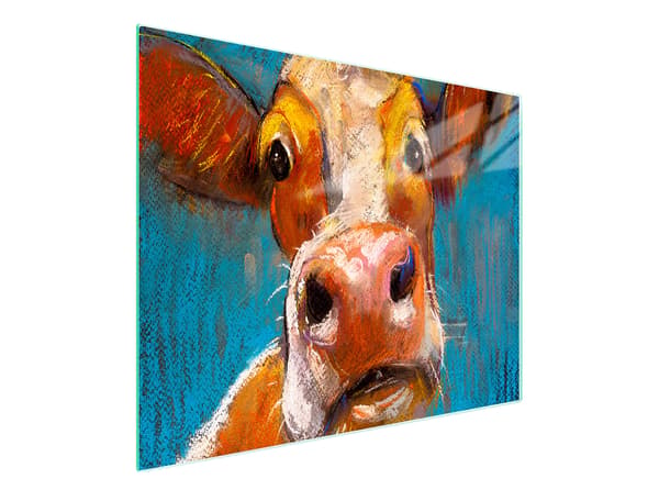 GLAS SKÆREBRÆT 52x30 COW