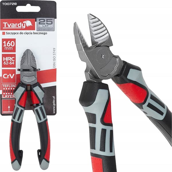 Tvardy T00728 160 mm CrV-sivuleikkurit