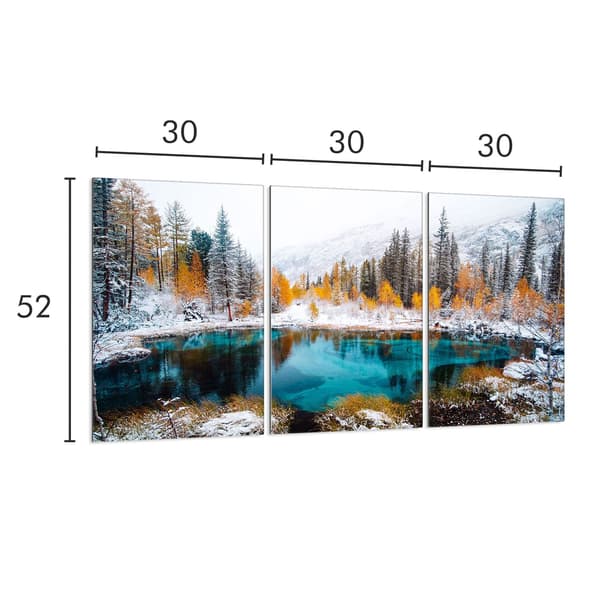 Skyddsplatta i glas för spis 3x30x52