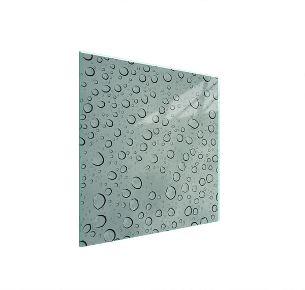 GLASBESKYTTELSESPLADE TIL KOMFUR 50x52 DROPS