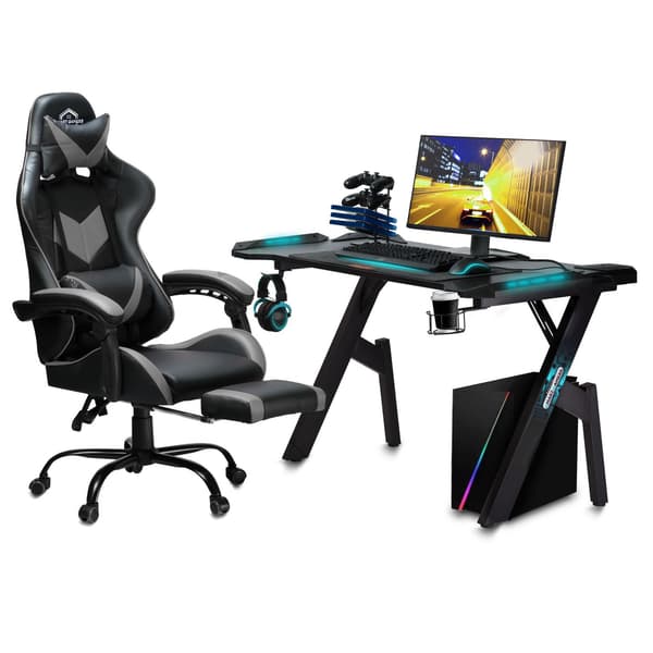 Sofotel Cerber gaming kontorstol sort og grå