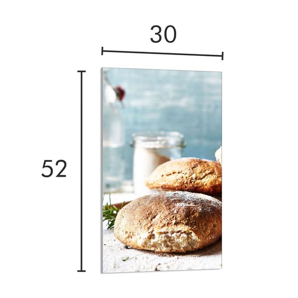 GLAS SKÆREBRÆT 30x52 Brød