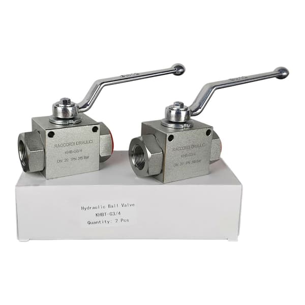 Tvåvägs kulventil BKH BSP DN20 3/4" 500bar