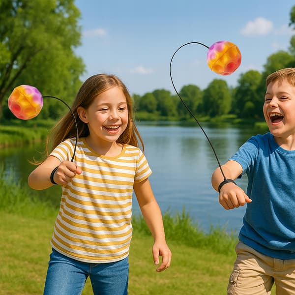 Galaxy Ball gummiband meteor rumøvningsmessingkugle
