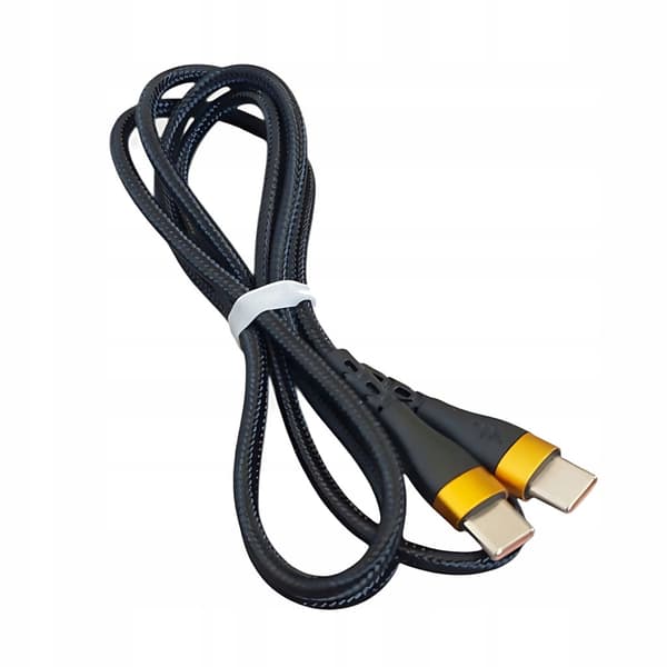 Hurtigladerkabel USB-C til USB-C høj hastighed 100cm