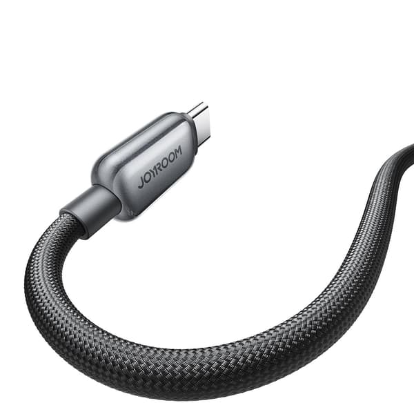 Punottu USB-C-kaapeli - iPhone Lightning 30W 1.2m - Musta