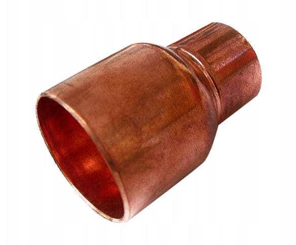 Kobberreduktionsnippel 22x10 mm