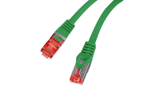 Patchkabel Lanberg S/FTP kat.6 20m LSZH CU fluke passerad grön