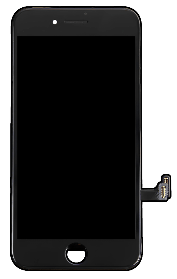Helt nyt LCD-display med touchscreen og digitalisering til iPhone 7, sort