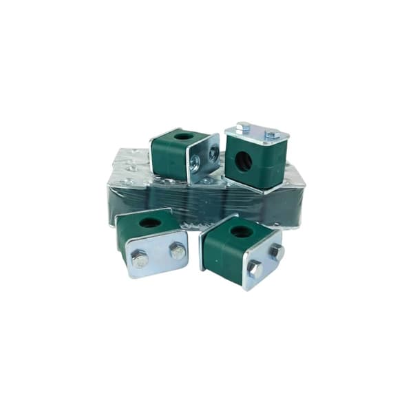 Enkel hållare för hydraulrör 6 mm, 50-pack