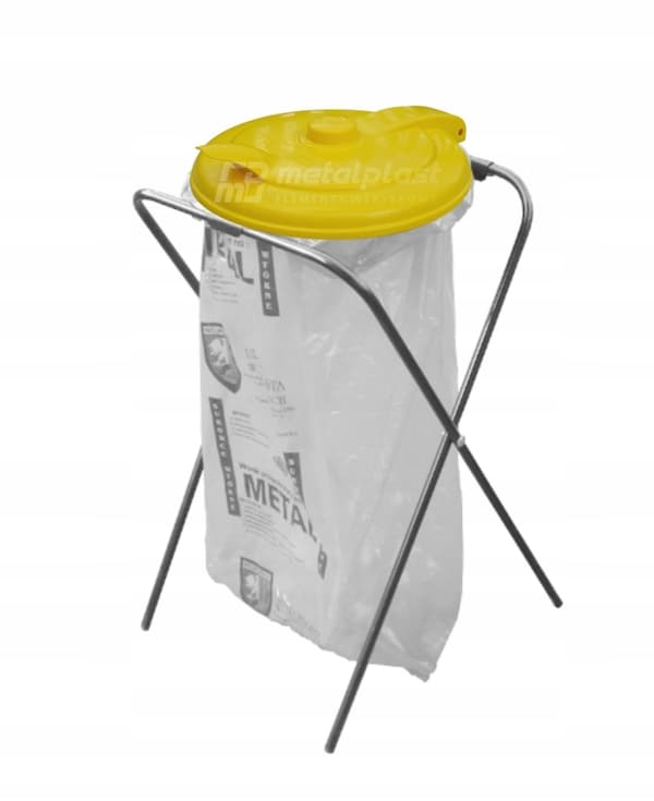 Låg til rammen af ​​affaldssækstativet 120 l. Gul