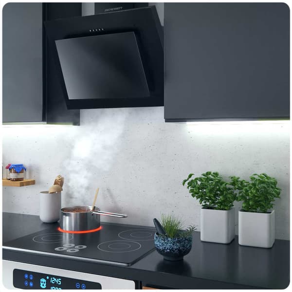 Berdsen BT-215 60 cm emhætte sort