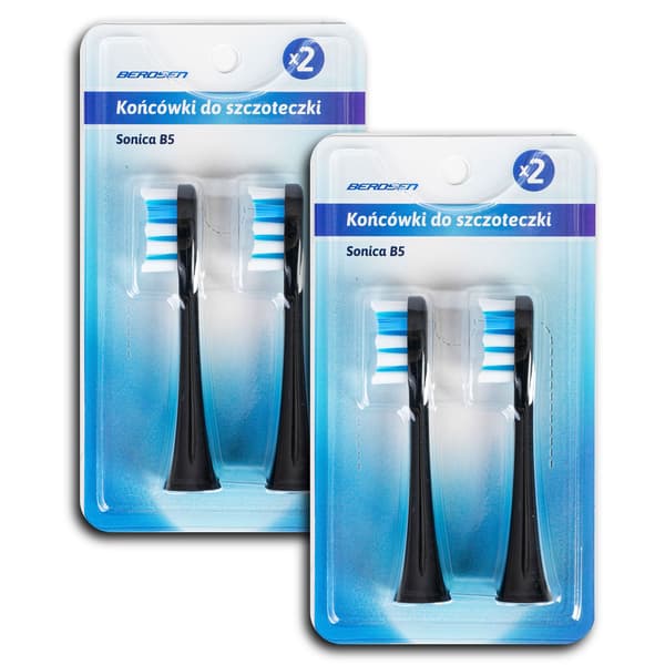B5 Berdsen Sonic -hammasharjan päät 4 kpl
