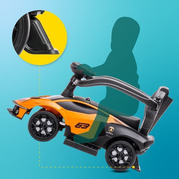 Työntöauto Lamborghini Essenza SCV12 oranssi