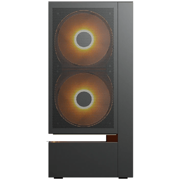 COUGAR CFV235 Mesh PC-chassi, Midi Tower, Svart