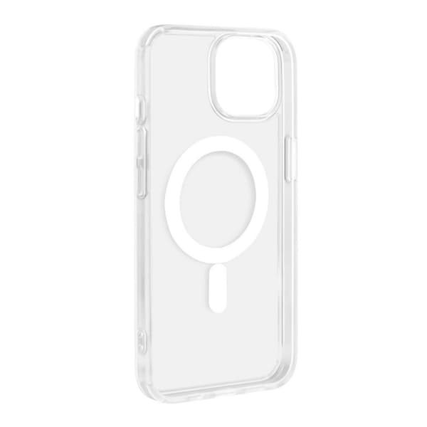 iPhone 14 Pro Lite MagSafe -silikonikuori - läpinäkyvä