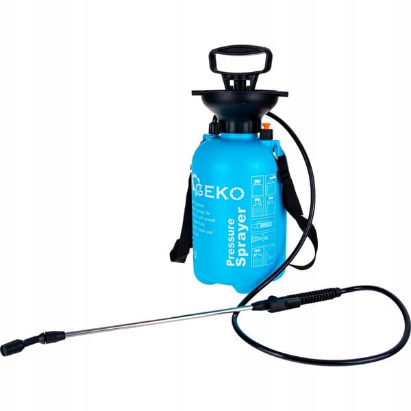 Geko 5L trykhåndsprøjte med lanse og rem