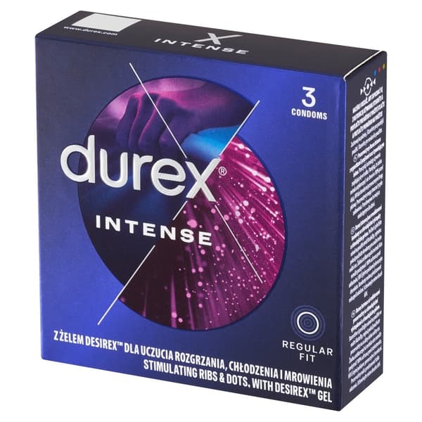 DUREX Intense -kondomit 1 pakkaus - 3 kpl