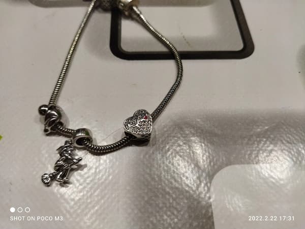 Berlocker till Pandora Witch Silver 925 MODA TRUSKY