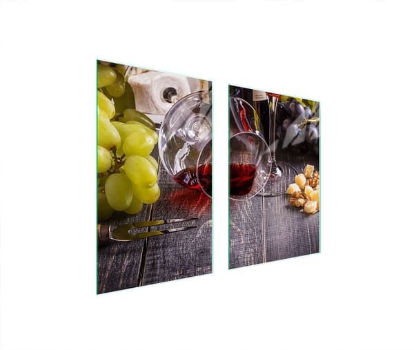 GLASSKYDDSPLATTA FÖR KÖK 65x52 VIN