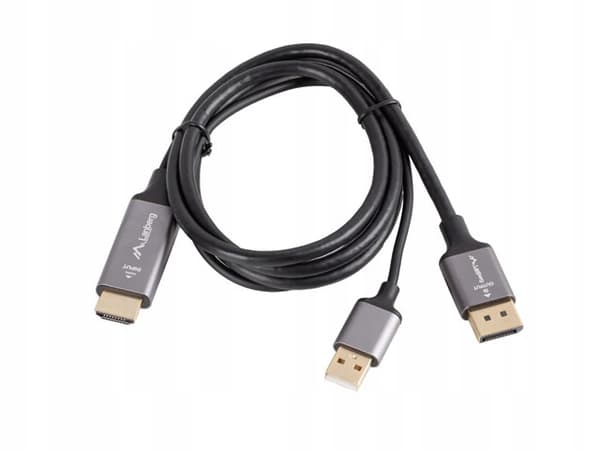Lanberg HDMI (han) -> Displayport (han) Adapterkabel 1,8M 4K Sort