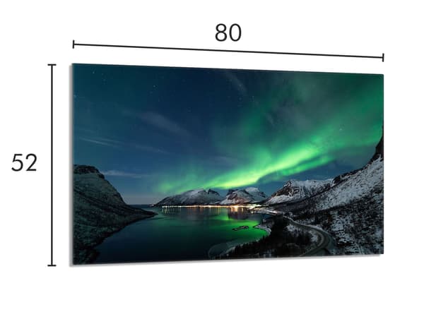 Lasinen suojalevy liedelle 80x52 Katso