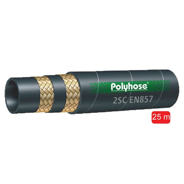 Hydraulslang 2SC DN12 1/2" fi21.1mm 25m 275bar
