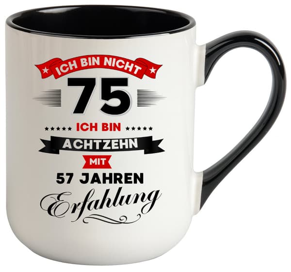 Rolig muggpresent till en 75-årsdag