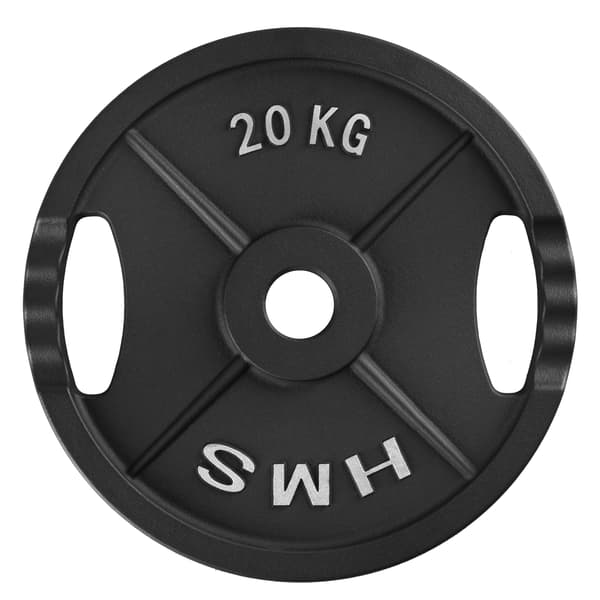 Olympisk vægtskive sort 20 kg HMS TOD20