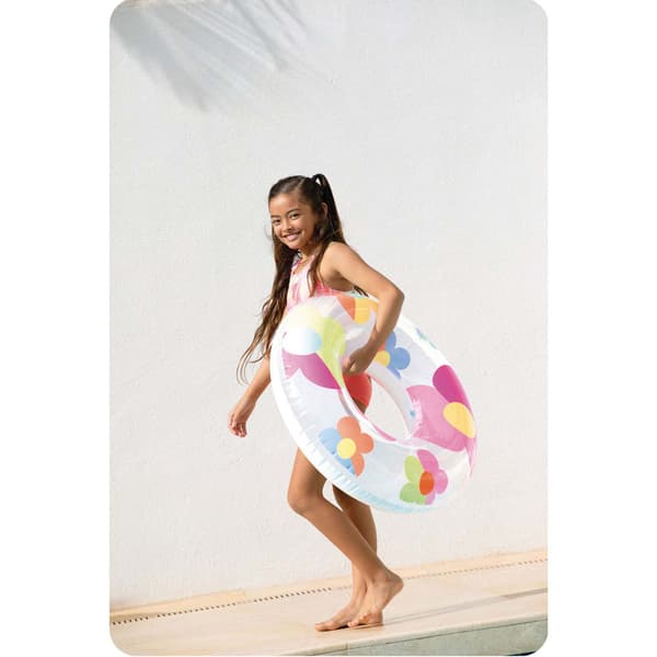 Blommig badring 81 cm INTEX 59259