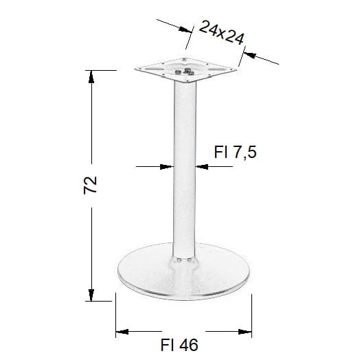 NY-B006/72 - 46 cm, sort