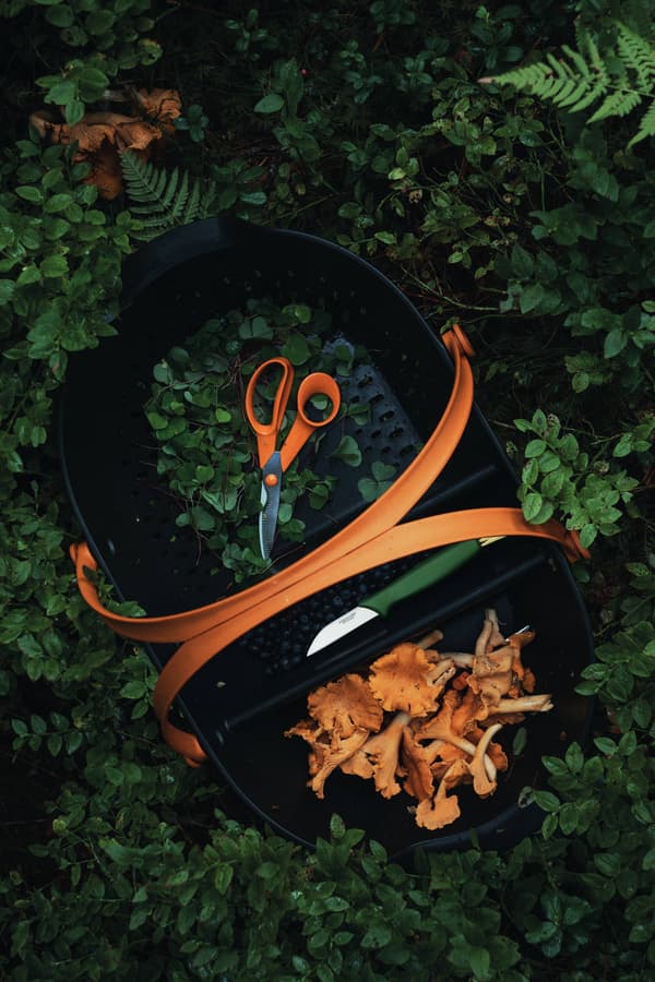 Fiskars plus svampkorg för grönsaks- och fruktskörd