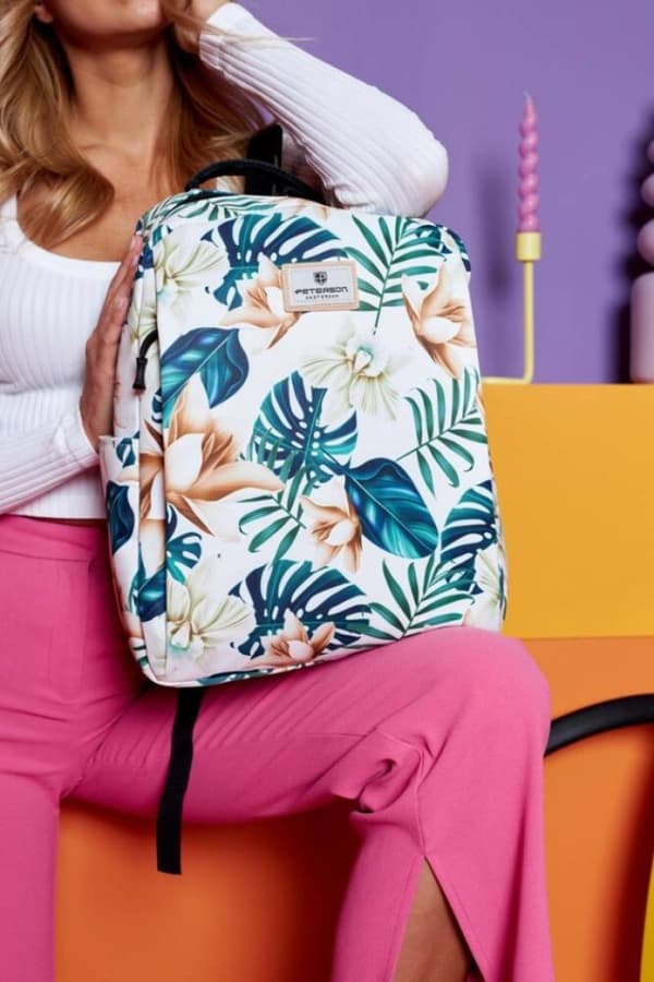 Rummelig damerygsæk lavet af polyester - Peterson