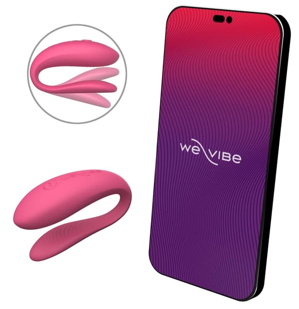 WeVibe Parvibrator med Sync Lite Pink App
