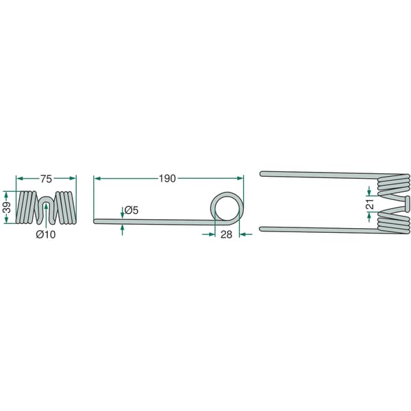 Pickup-finger 343580000 Welger