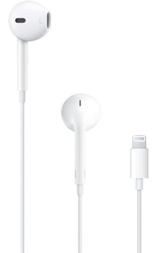 Apple EarPods kablede øretelefoner, Lightning, hvide