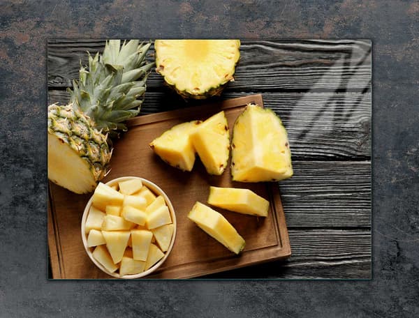 LASINEN SUOJALEVY LIEDELLE 70x52 ANANAS