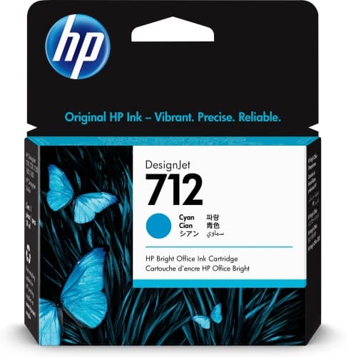 HP 712 (3ED67A) blækpatron, cyan