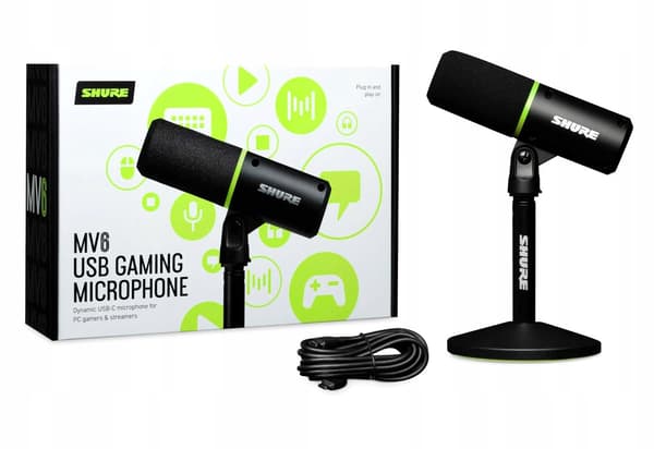 Shure MV6 - kardioidi dynaaminen USB-C-mikrofoni