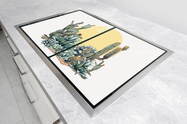 LASINEN SUOJALEVY LIEDELLE 85x52 CACTUS
