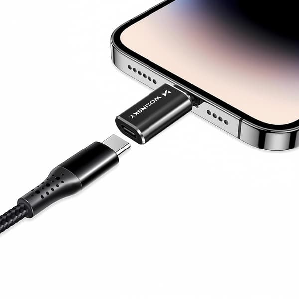 iPhone Lightning till USB-C-adapter – svart