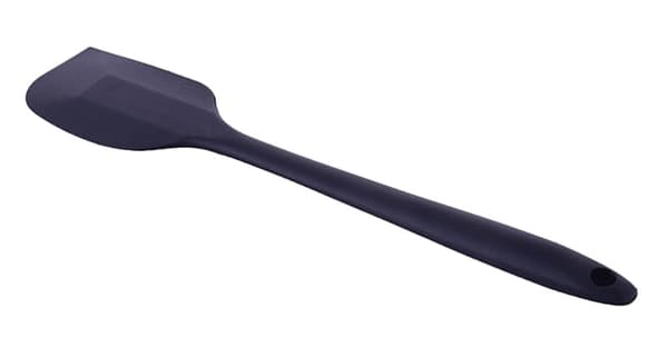 Stor silikonspatel 27 cm svart XL-spatel