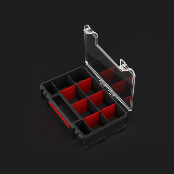 QBRICK SYSTEM TWO ORGANIZER MULTI værktøjskasse med rum 1,7 l