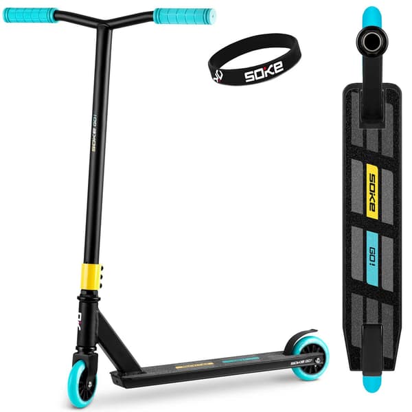 SOKE GO! Trick Scooter Gul och Blå