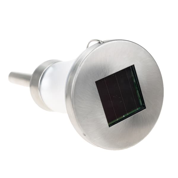 SOL9888 SOLAR LAMPE I RUSTFRIT STÅL