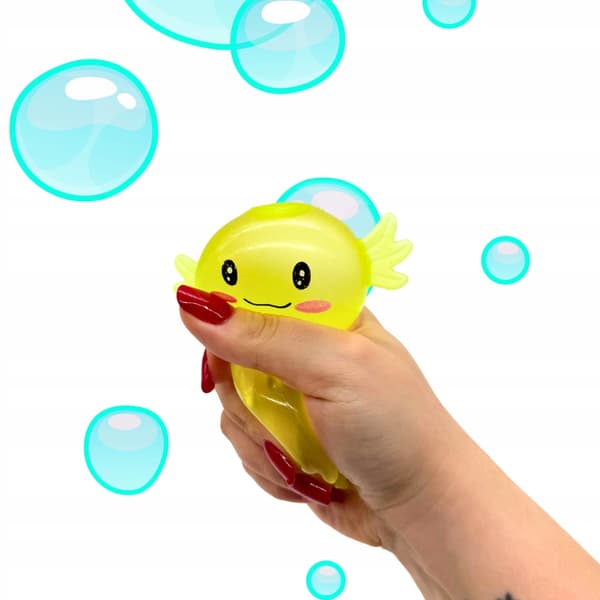 Anti-stress sensorisk tryckare söt leende AXOLOTL