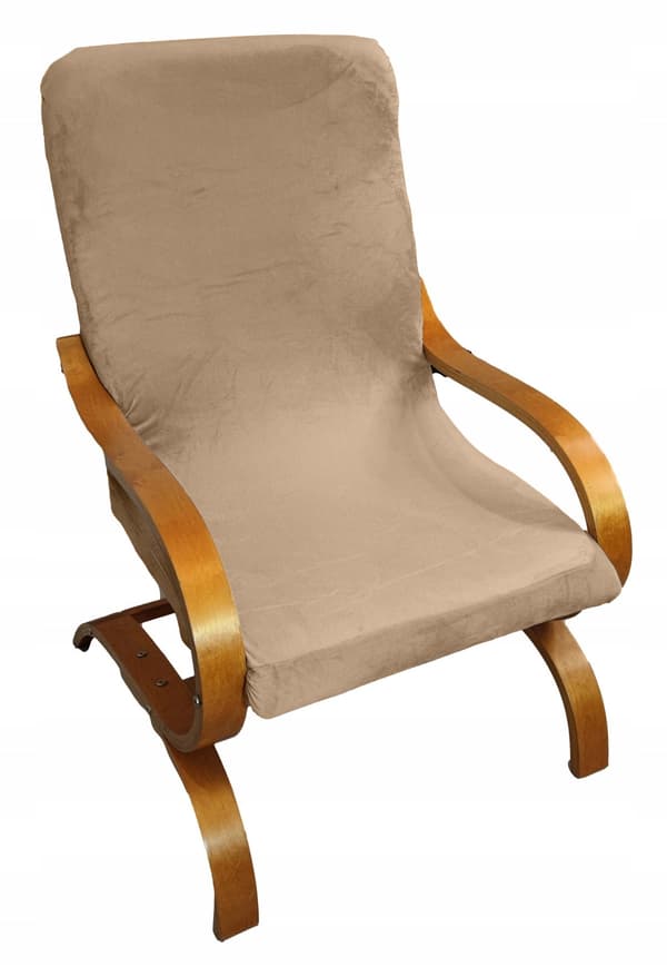 Finka stoltækker kamel velour tyk