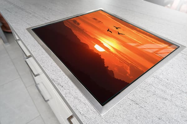 LASINEN SUOJALEVY LIEDELLE 70x52 SUN