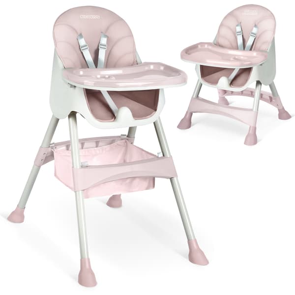 Milo rosa barnstol med bord